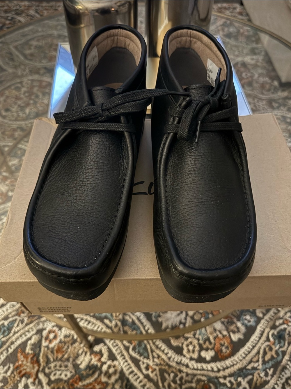 Clarks Stinson Hi Leather Wallabee
